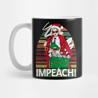 Christmas fashion beautifull girl Mug